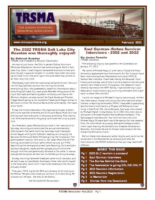 Newsletter- February 2023